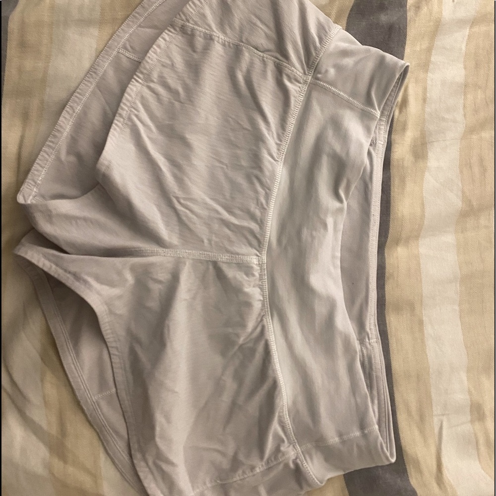 White Lululemon Shorts